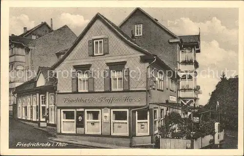 Friedrichroda Konditorei Kaffee Haus Kat. Friedrichroda