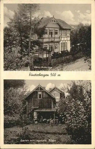 Finsterbergen Haus Hubertus Garten Liegehalle Kat. Finsterbergen Thueringer Wald