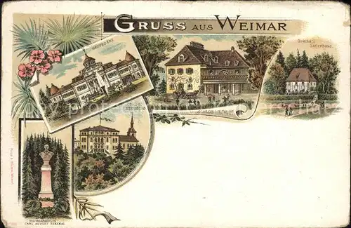 Weimar Thueringen Goethes Gartenhaus Belverdere / Weimar /Weimar Stadtkreis