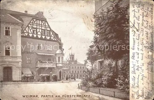 Weimar Thueringen Fuerstenplatz / Weimar /Weimar Stadtkreis