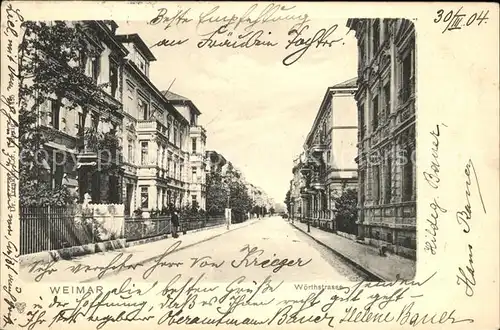 Weimar Thueringen Woerthstr. / Weimar /Weimar Stadtkreis