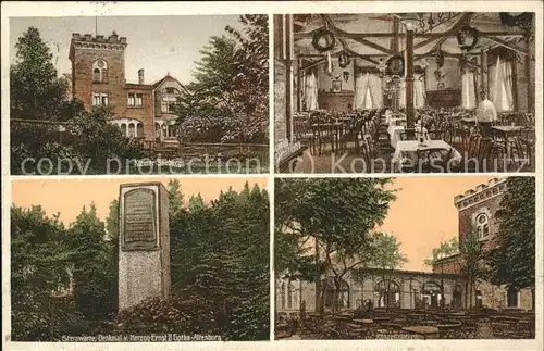 Gotha Thueringen Kleinen Seeberg Denkmal Herzog Ernst Altenurg / Gotha /Gotha LKR