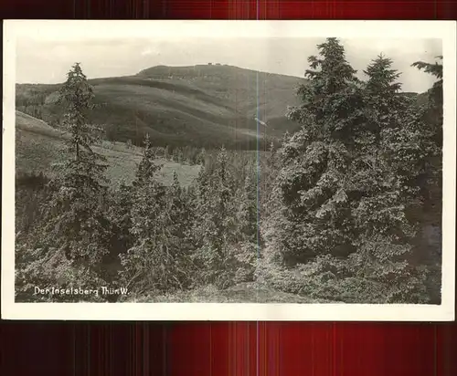 Friedrichroda Der Inselberg Kat. Friedrichroda