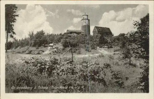 Tabarz Grosser Inselsberg Turm Kat. Tabarz Thueringer Wald