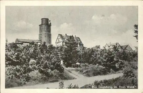 Tabarz Inselsberg Turm Kat. Tabarz Thueringer Wald
