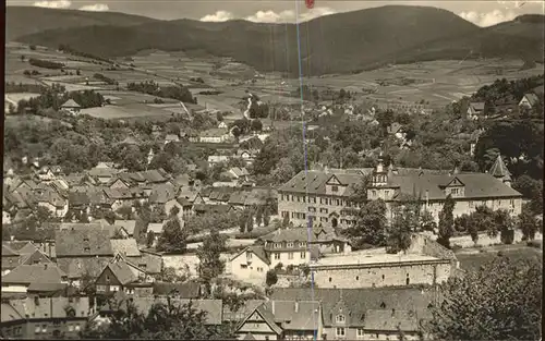 Schmalkalden mit Blick zum Schloss Kat. Schmalkalden