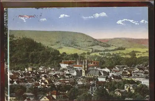 Meiningen Thueringen Panorama Kat. Meiningen