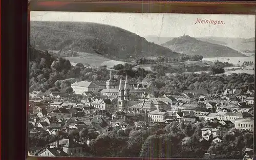 Meiningen Thueringen Panorama Kat. Meiningen