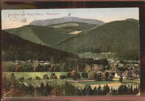 Tabarz Panorama mit Inselsberg Kat. Tabarz Thueringer Wald