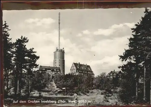 Brotterode Gr Inselsberg Aussichtsturm Kat. Brotterode