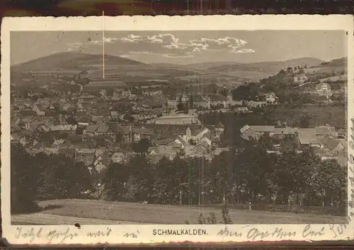 Schmalkalden Panorama Kat. Schmalkalden