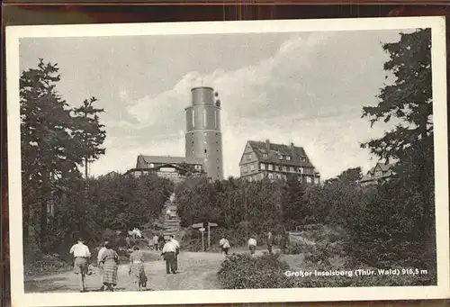 Brotterode Gr Inselsberg Aussichtsturm Kat. Brotterode