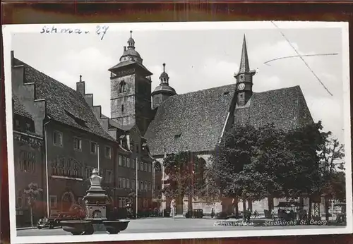 Schmalkalden Stadtkirche St Georg Kat. Schmalkalden