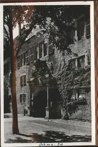 Schmalkalden Schlossportal Kat. Schmalkalden