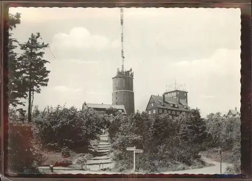 Inselsberg Schmalkalden Aussichtsturm Gasthaus Gotha Kat. Schmalkalden