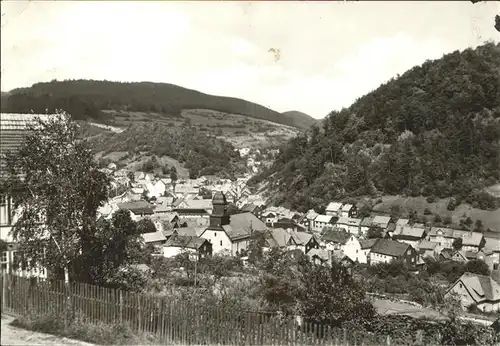 Pappenheim Thueringen Blick vom Roeder Kat. Floh Seligenthal