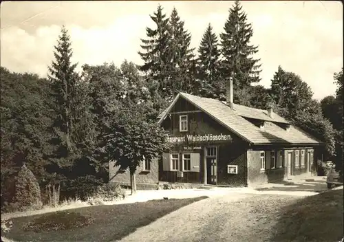 Brotterode Restaurant Waldschloesschen Kat. Brotterode