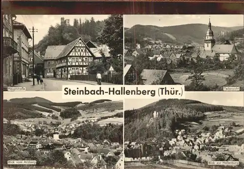 Steinbach Hallenberg Teilansicht Hauptstrasse Arzberg Hallenburg Kat. Steinbach Hallenberg
