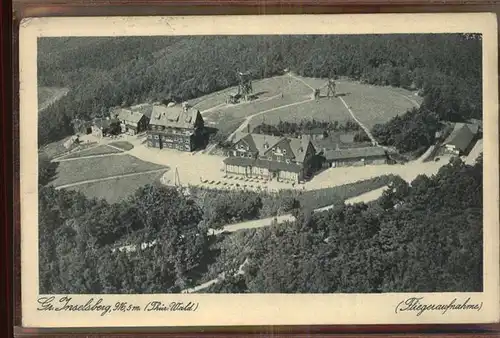 Inselsberg Schmalkalden Fliegeraufnahme Hotel Preussischer Hof Kat. Schmalkalden