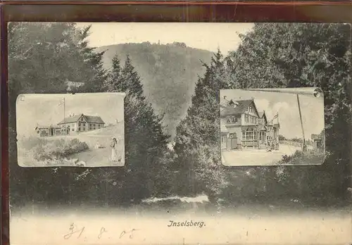 Inselsberg Schmalkalden Hotel Gotha und Preussischer Hof Kat. Schmalkalden