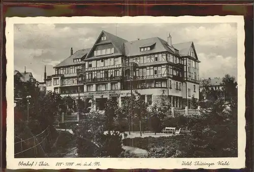Oberhof Thueringen Hotel Thueringer Wald Kat. Oberhof Thueringen