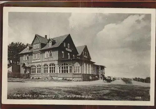 Inselsberg Schmalkalden Hotel Gotha Kat. Schmalkalden