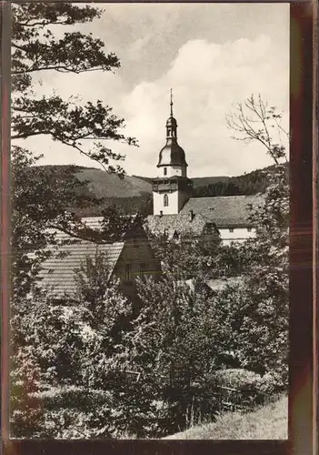 Steinbach Hallenberg Kirche Kat. Steinbach Hallenberg