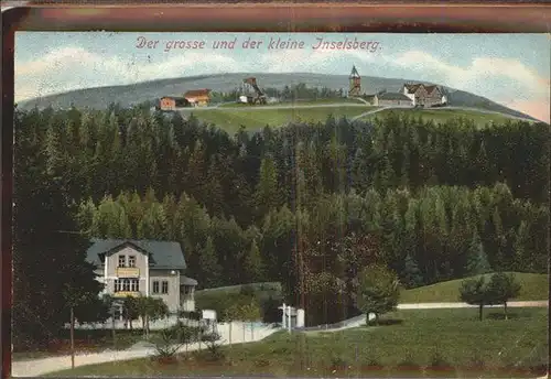 Inselsberg Schmalkalden Panorama Kat. Schmalkalden