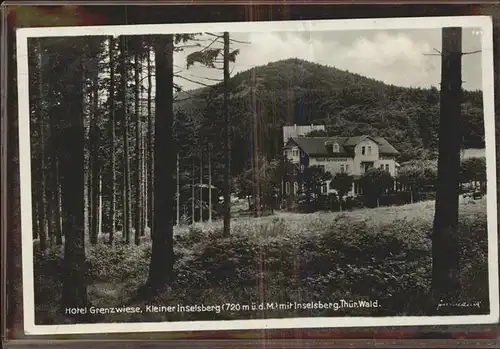 Brotterode Hotel Grenzwiese Kleiner Inselsberg Kat. Brotterode