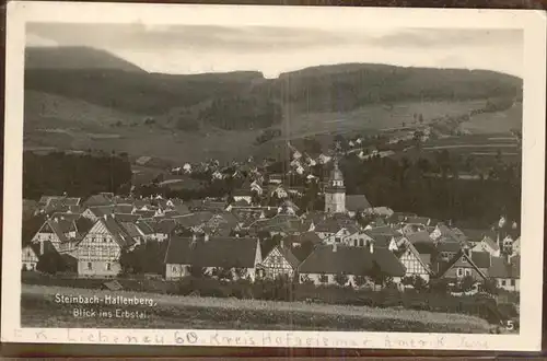 Steinbach Hallenberg Blick ins Erbstal Kat. Steinbach Hallenberg