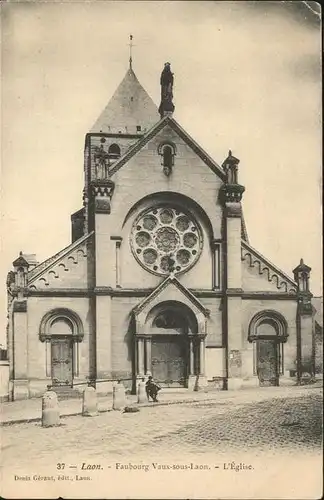 Laon Faubourg Vaux sous Laon Eglise Kat. Laon