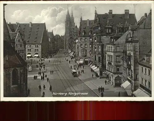 Nuernberg Koenigstrasse Kirche Kat. Nuernberg