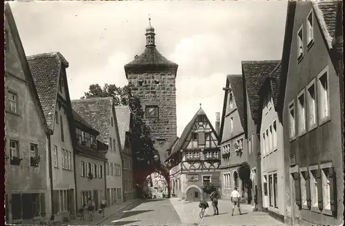 Rothenburg Tauber Spitalgasse Siebersturm Kat. Rothenburg ob der Tauber