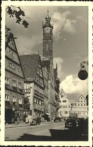 Rothenburg Tauber Herrengasse Turm Kat. Rothenburg ob der Tauber