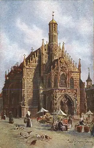 Nuernberg Frauenkirche Kuenstlerkarte Kat. Nuernberg