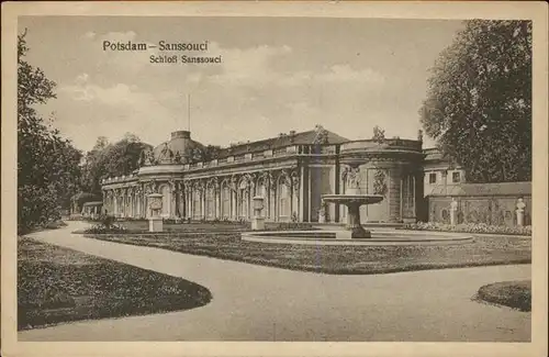 Potsdam Schloss Sanssouci  / Potsdam /Potsdam Stadtkreis