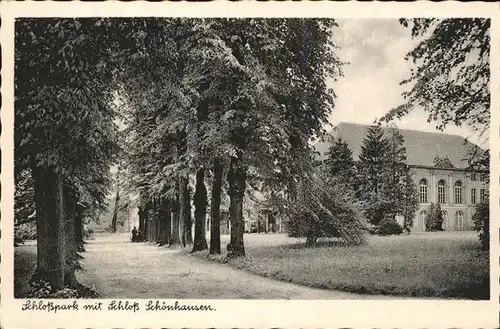 Berlin Schlosspark mit Schloss Schoenhausen Kat. Berlin