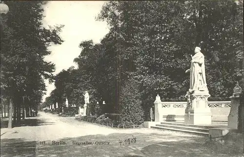 Berlin Siegesallee Denkmal Skulptur Kat. Berlin