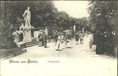 Berlin Siegesallee Denkmal Skulptur Kat. Berlin
