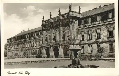 Bayreuth Neues Schloss Kat. Bayreuth