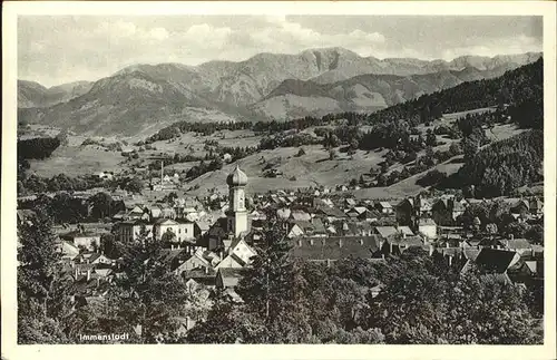 Immenstadt Allgaeu Sommerfrische Panorama mit Alpenblick Kat. Immenstadt i.Allgaeu