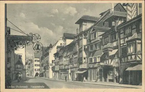 Lindau Bodensee Hauptstrasse Kat. Lindau (Bodensee)