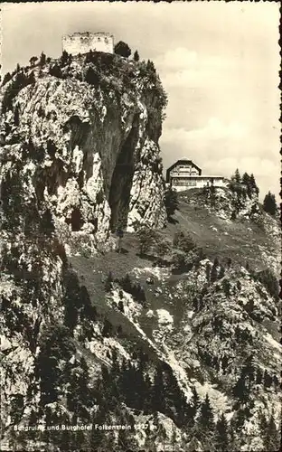 Falkenstein Allgaeu Burgruine und Burghotel Kat. Pfronten