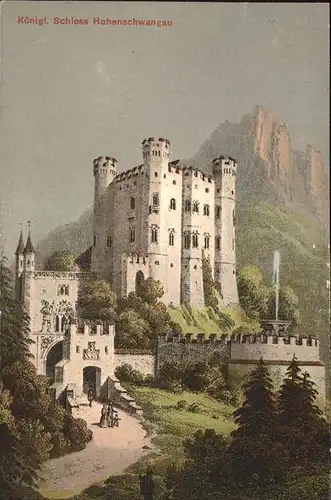 Hohenschwangau Koenigliches Schloss Kat. Schwangau