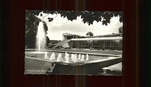 Coburg Kongresshaus Brunnen Fontaene Kat. Coburg