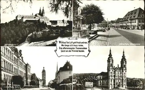 Bad Staffelstein Schloss Banz Basilika Vierzehnheiligen Lichtenfels Markplatz Schule Kat. Bad Staffelstein