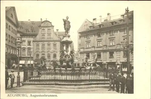 Augsburg Augustusbrunnen Kat. Augsburg