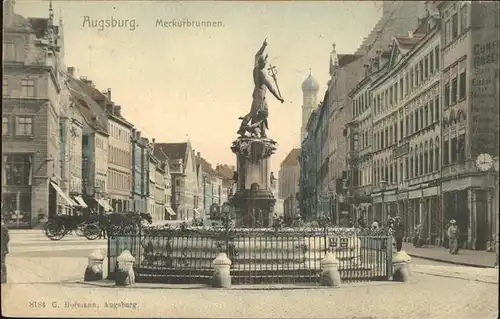 Augsburg Merkurbrunnen Kat. Augsburg