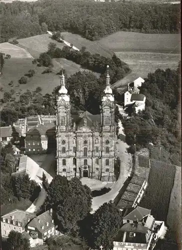 Bad Staffelstein Basilika Vierzehnheiligen Fliegeraufnahme Kat. Bad Staffelstein