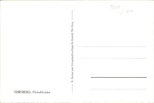 Nuernberg Fleischbruecke Kuenstlerkarte Paul Sollmann Kat. Nuernberg